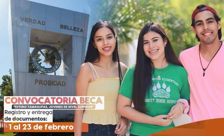 Convoca la UAT a sus estudiantes a participar por la beca Futuro Tamaulipas