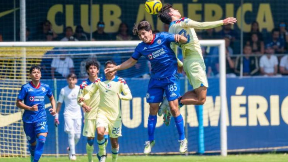 América y Cruz Azul, con una victoria por bando en la SUB 23 y SUB 18 previo al Clásico Joven.