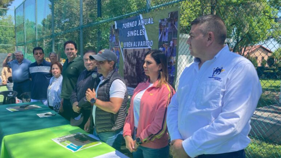 Inauguran tenistas torneo de Singles en Saltillo