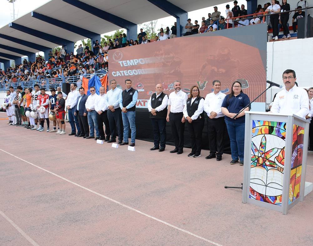 Inaugura Dámaso Anaya torneo de fútbol americano de la UAT categoría intermedia