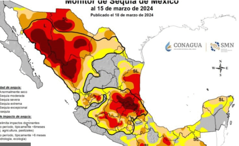 Prevalece la sequía moderada en Coahuila