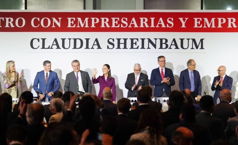 La inversión privada con bienestar y sustentabilidad trae un potencial enorme para México: Claudia Sheinbaum presenta su proyecto de nación ante empresarios y empresarias
