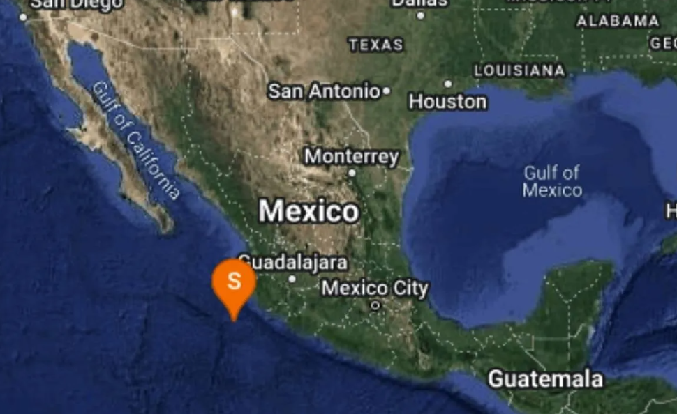 Se registran cuatro sismos en Jalisco este domingo
