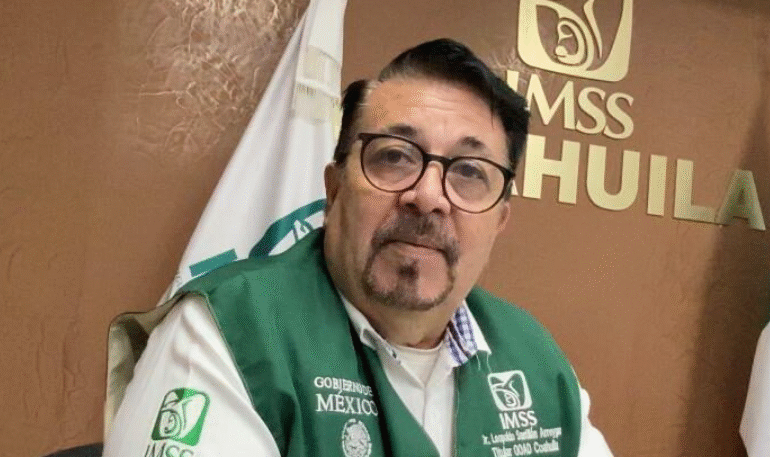 Deja Leopoldo Santillán delegación del IMSS en Coahuila