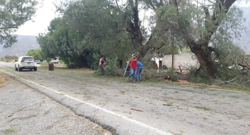 Tromba azota Cuatro Ciénegas