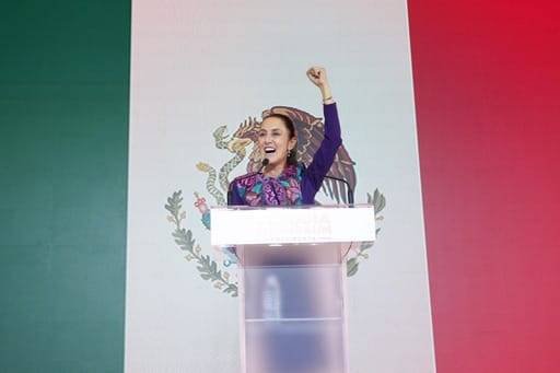 Por decisión del Pueblo de México, Claudia Sheinbaum se convierte en la Primera Presidenta de la República