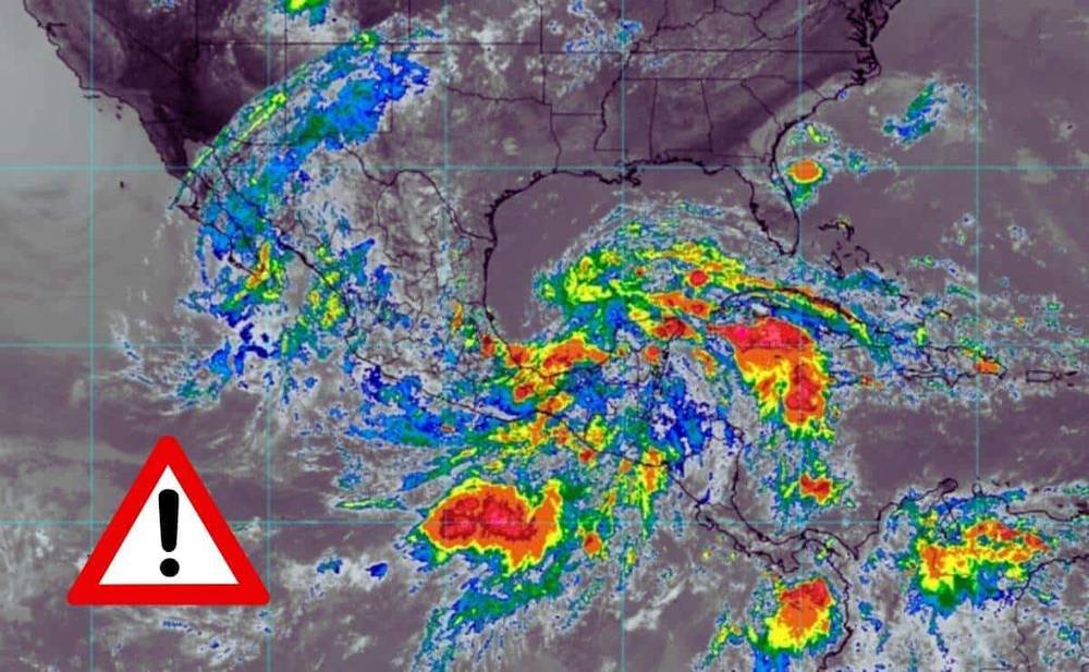 Tras paso de Tormenta Alberto se avecina el potencial ciclón Beryl de nuevo a las costas de Veracruz y Tamaulipas