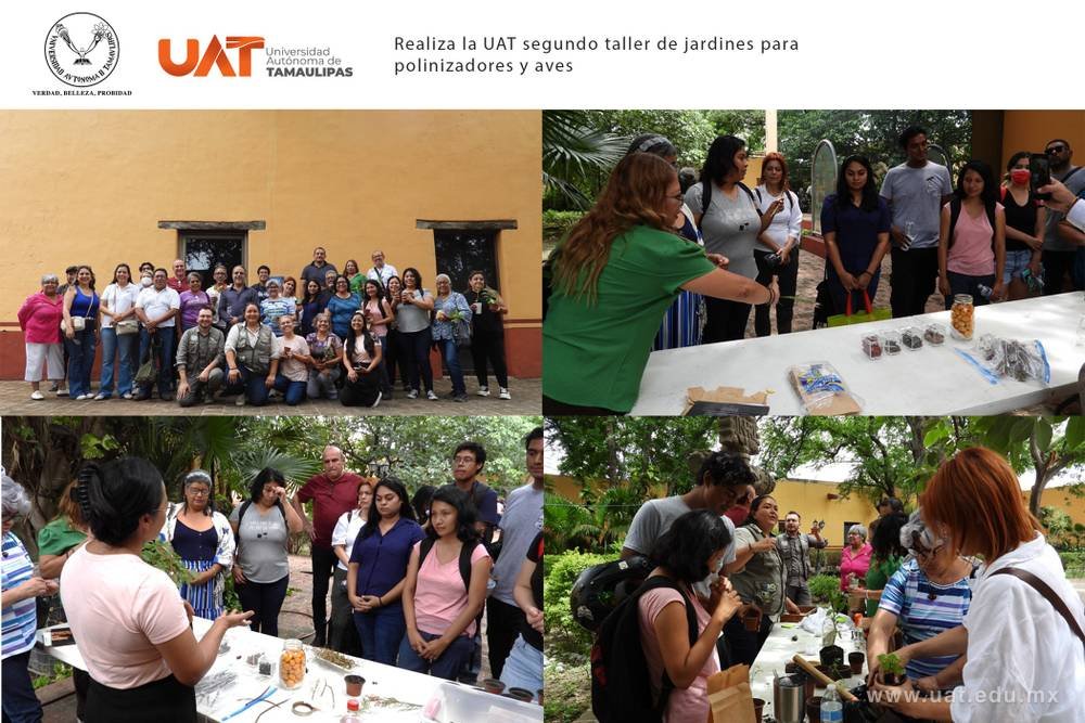 Realiza la UAT el segundo taller de jardines para polinizadores y aves