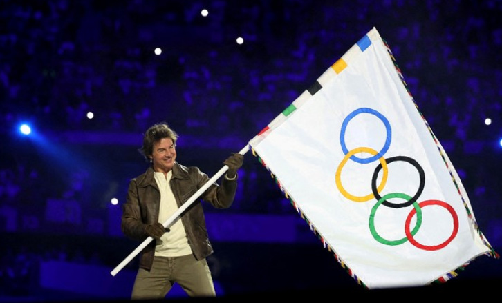 Hace Tom Cruise su misión olímpica en París