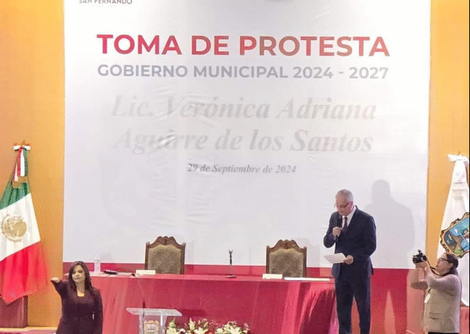 Asume Verónica Aguirre alcaldía de San Fernando para el periodo 2024-2027