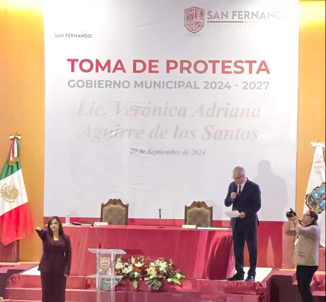 Asume Verónica Aguirre alcaldía de San Fernando para el periodo 2024-2027