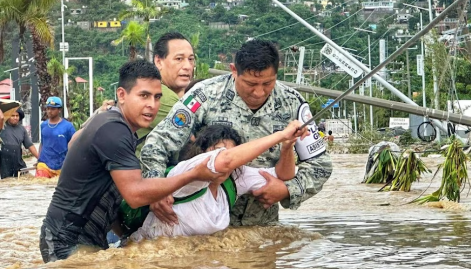 Inundaciones en Acapulco rebasan los dos metros por Huracán John; la ciencia de por qué sería más devastador que Otis