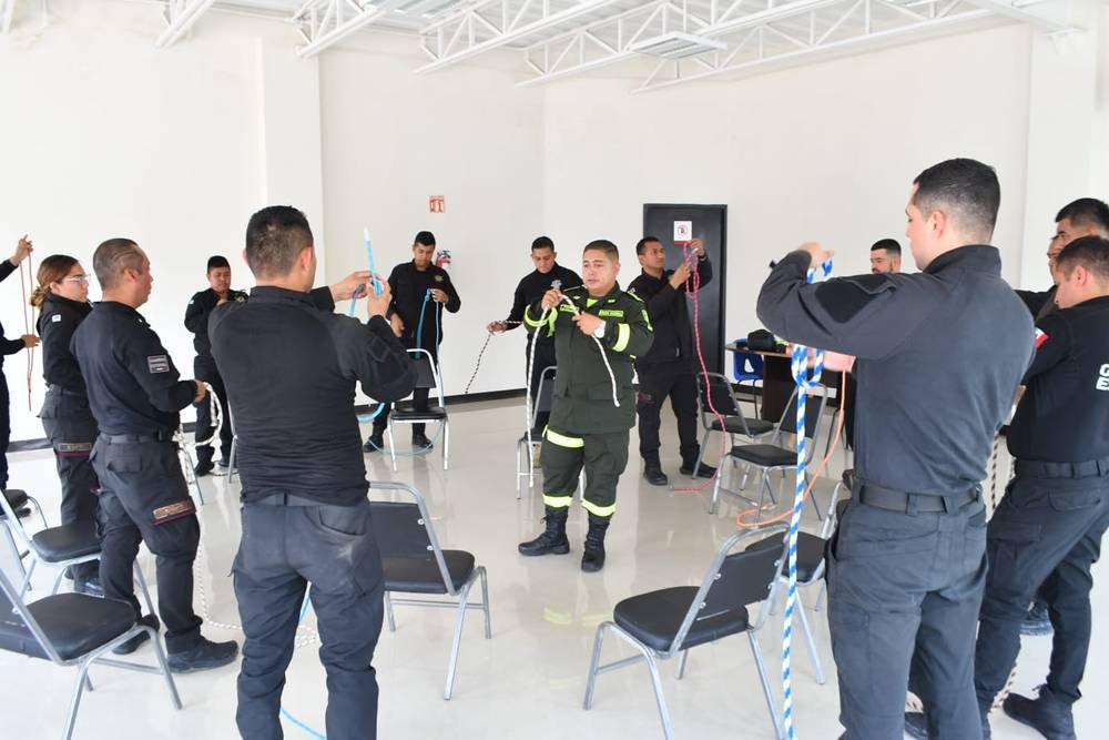 Continúa Guardia Estatal preparación para atender diferentes emergencias