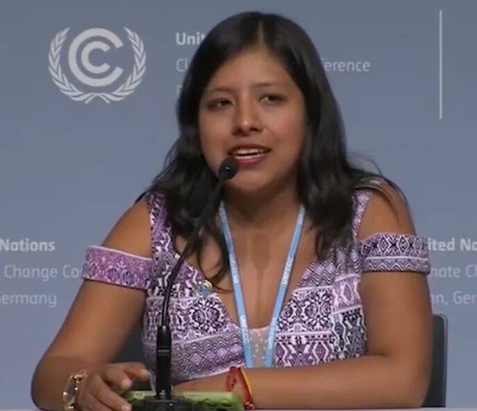 Betzabeth Martínez, la joven zapoteca que alzó la voz en la ONU por la justicia climática