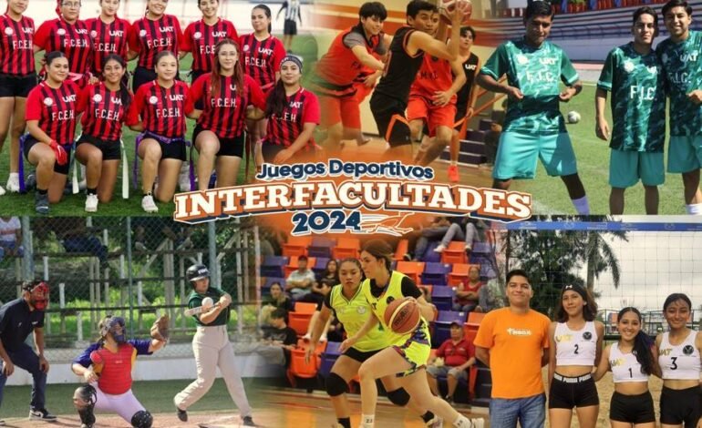 UAT define finalistas en Juegos Interfacultades 2024 de la Zona Centro