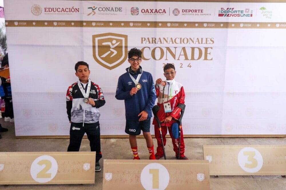 Tamaulipas arranca con cuatro medallas en el primer día de paranatación en los Paranacionales CONADE 2024