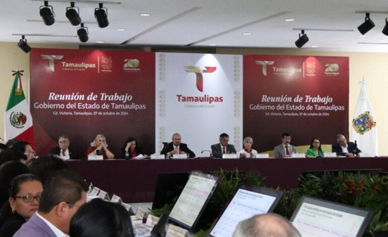 Garantiza gobierno de Américo obra pública para los 43 municipios de Tamaulipas