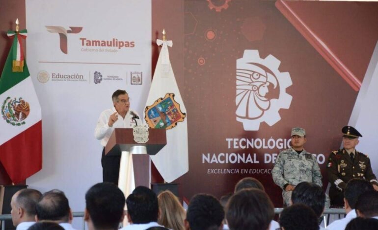 Cumple Américo al Tec Victoria; construye gimnasio