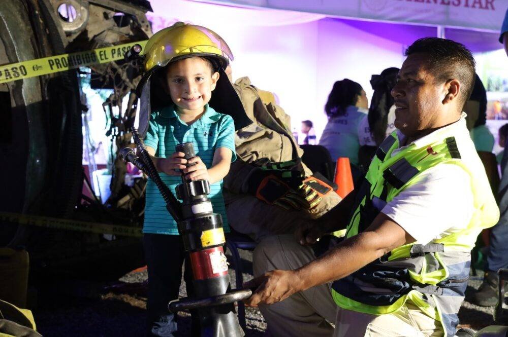 Realiza Protección Civil simulacros de emergencias en la Feria Tamaulipas 2024