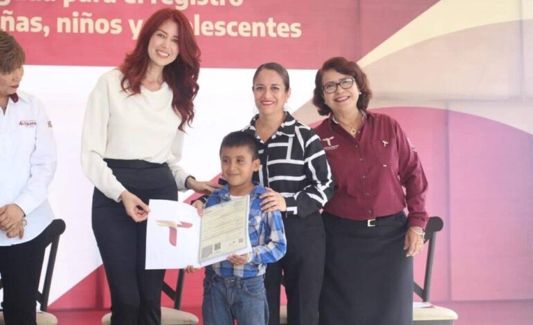 Realizan Brigada para el Registro Oportuno de Nacimiento en Altamira
