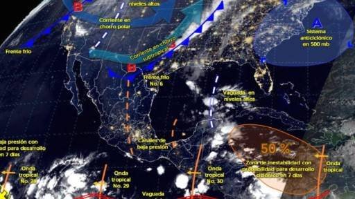 Alerta por lluvias intensas, vientos y posibilidad de granizo en Coahuila