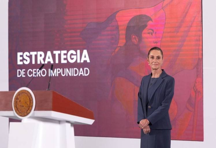 Sheinbaum Confía en que Estrategia de Seguridad Dará Resultados; Llama a Gobernadores a Asumir su Responsabilidad