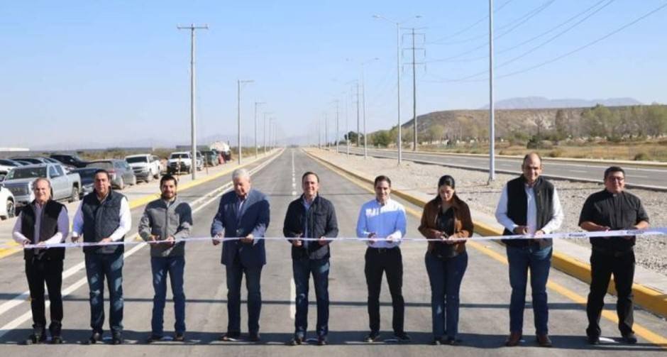 Inauguran primera etapa del bulevar Los Pastores en Coahuila