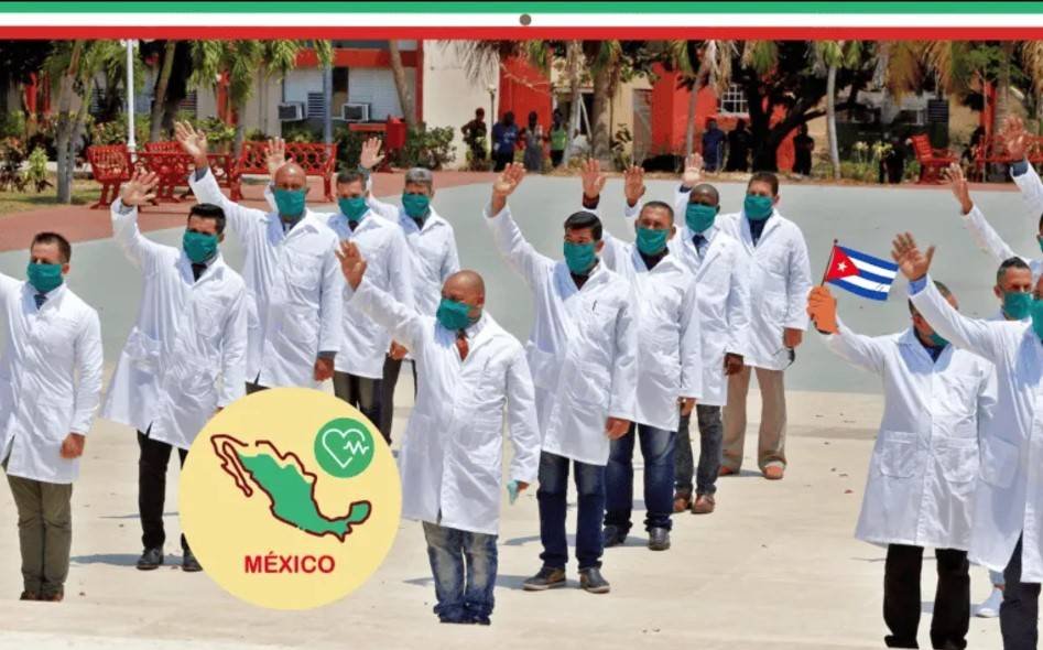 México recibe 199 médicos cubanos para atender comunidades aisladas
