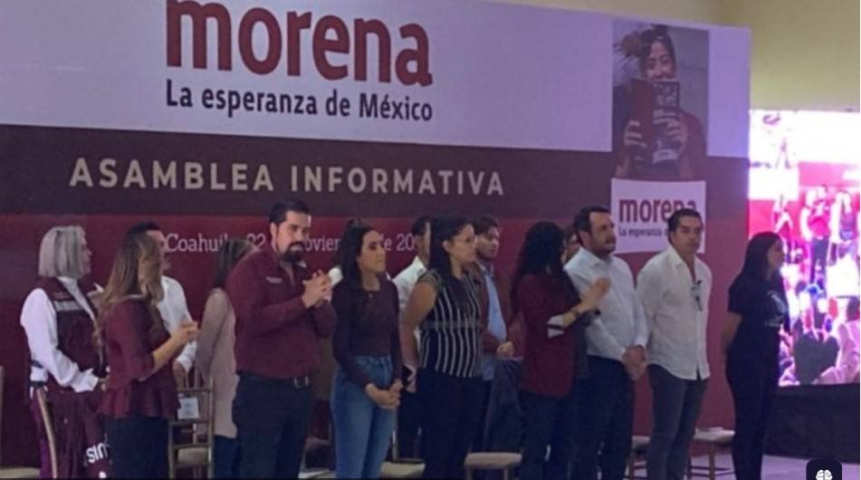 Luisa María Alcalde llama a la unidad y organización en Morena durante su visita a Saltillo