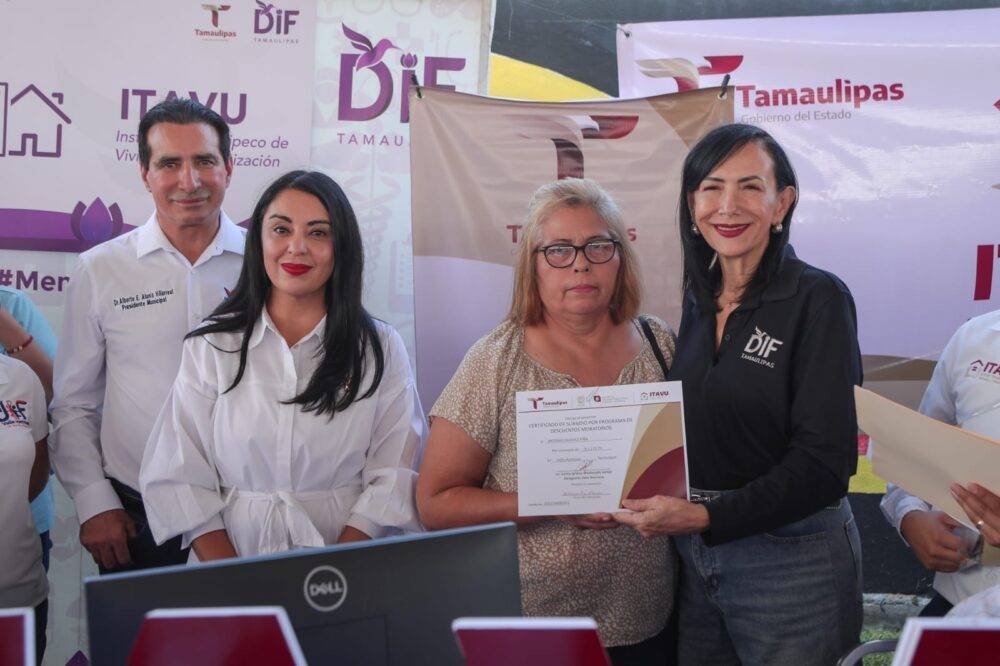 Atiende DIF Tamaulipas a familias de Valle Hermoso a través de la brigada “Transformando Familias”