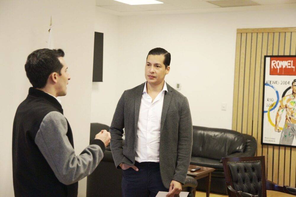 Se reúne INDE Tamaulipas con Rommel Pacheco, director de la CONADE