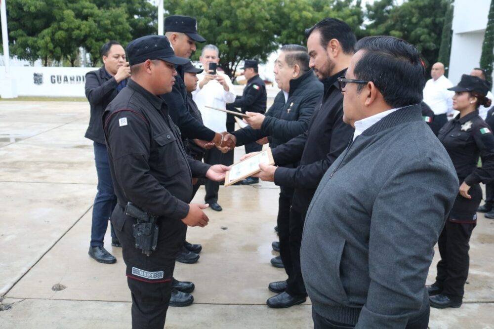 Celebra SSPT a elementos graduados del Curso de Conducción de Motopatrulla