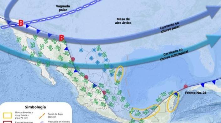 Se mantiene onda fría sobre Coahuila, generando condiciones para aguanieve o nieve en zonas montañosas.