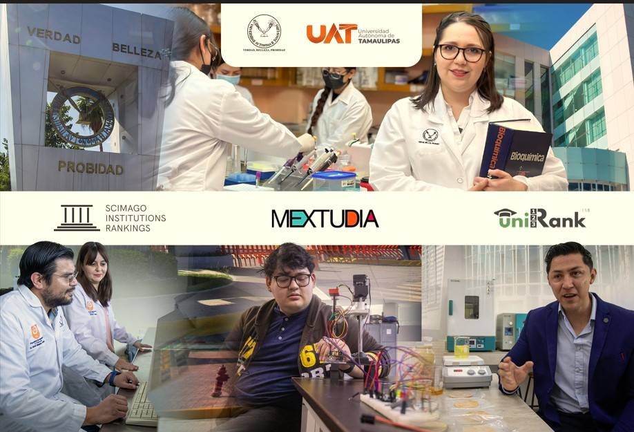 Avanza la UAT en rankings de universidades en México
