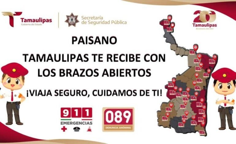 Programa “Héroes Paisanos” continúa brindando seguridad en carreteras tamaulipecas