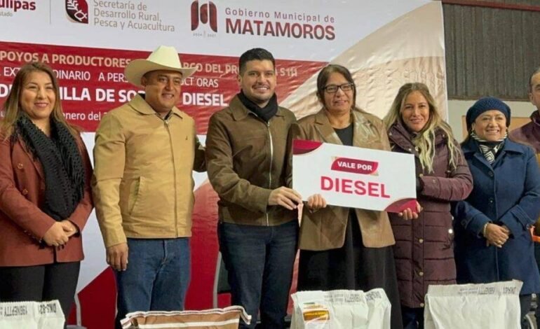 Impulsa gobierno el campo tamaulipeco con la entrega de semilla y diésel