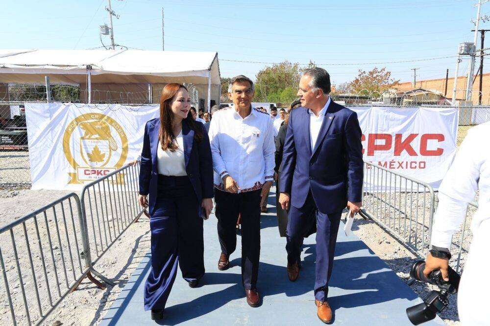 Inauguran Américo, SICT y CPKC, puente ferroviario que duplicará intercambio comercial