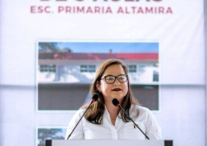 Entrega SET mobiliario en educación básica e inaugura aulas en Altamira