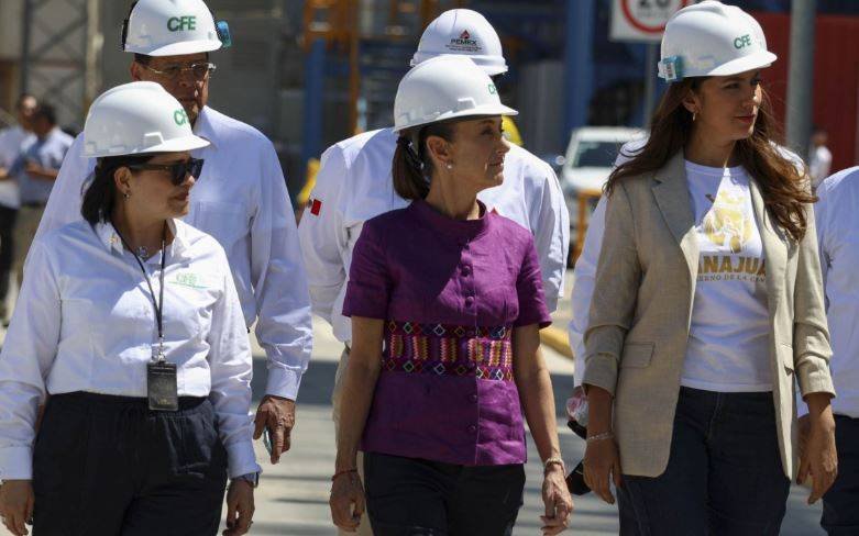 Sheinbaum inaugura planta eléctrica en Salamanca y refuerza el papel de la CFE