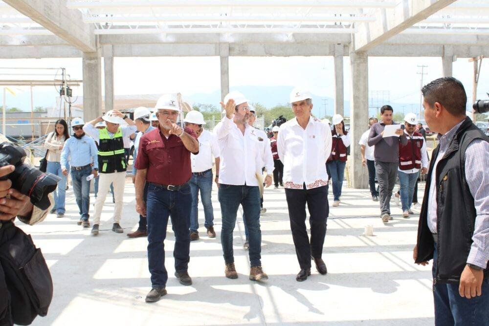Constata gobernador avance en la construcción de la Ciudad Judicial en Victoria