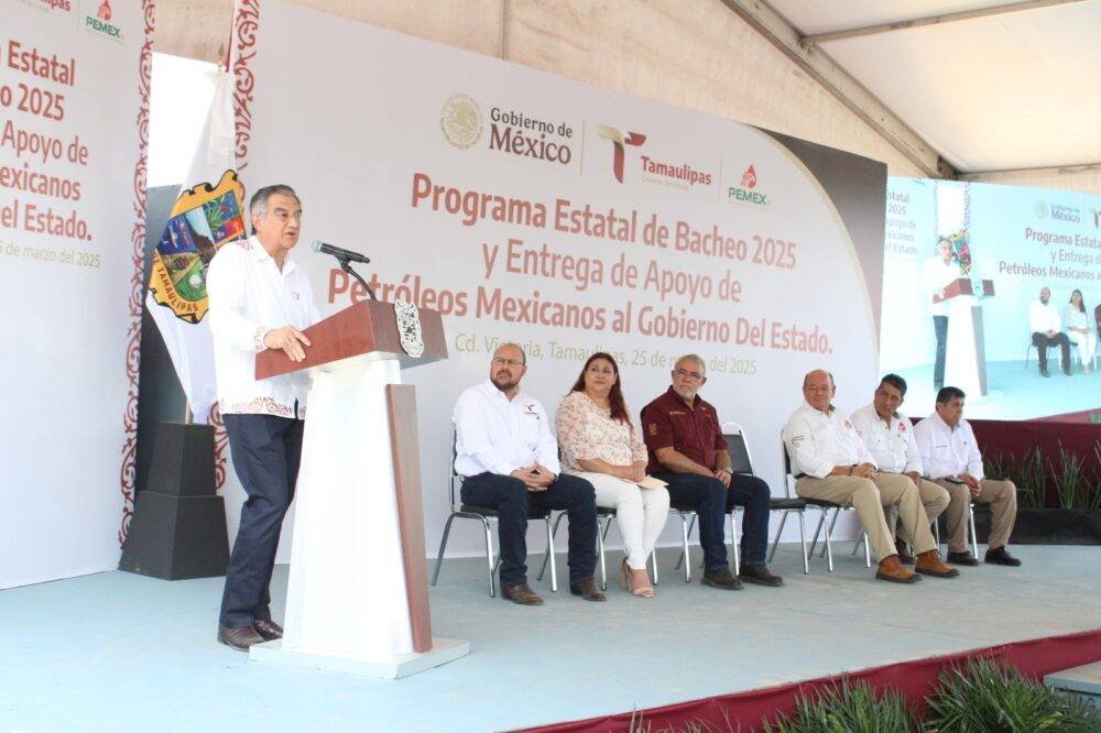 Amplía gobierno de Américo Programa Estatal de Bacheo 2025 en la capital de Tamaulipas