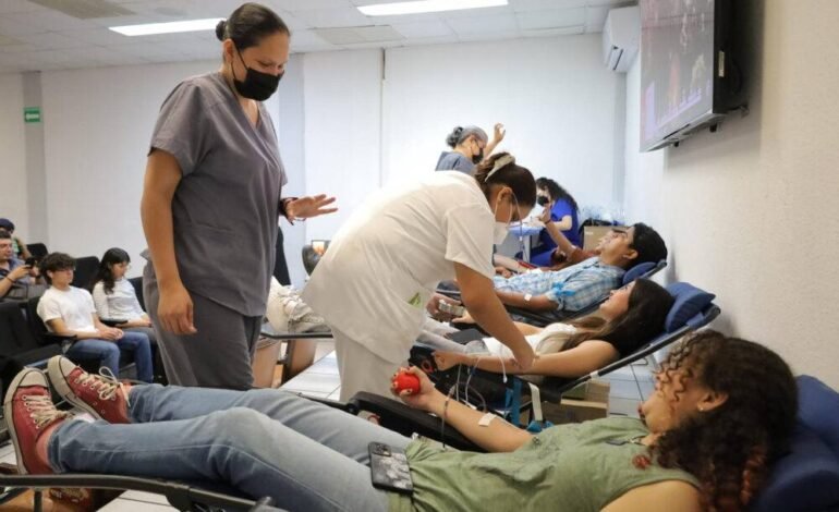 Colabora la UAT en campaña altruista para la donación de sangre