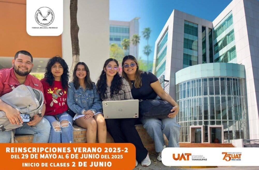 Anuncia la UAT proceso de reinscripciones para el ciclo de verano 2025