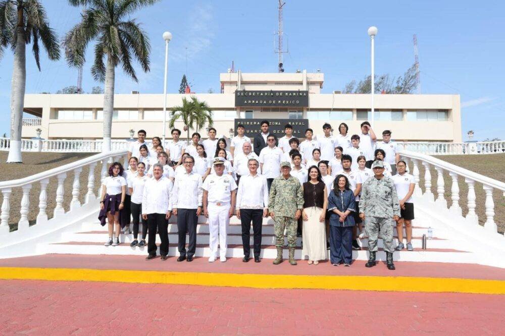 Reconoce Américo Villarreal respaldo de la Secretaría de Marina para la paz y el desarrollo de Tamaulipas