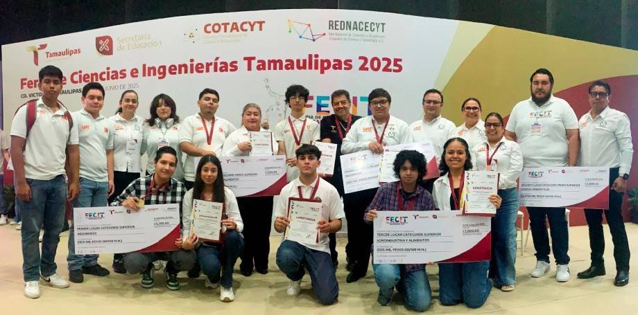 Premian proyectos de la UAT en la Feria de Ciencias e Ingenierías Tamaulipas 2025