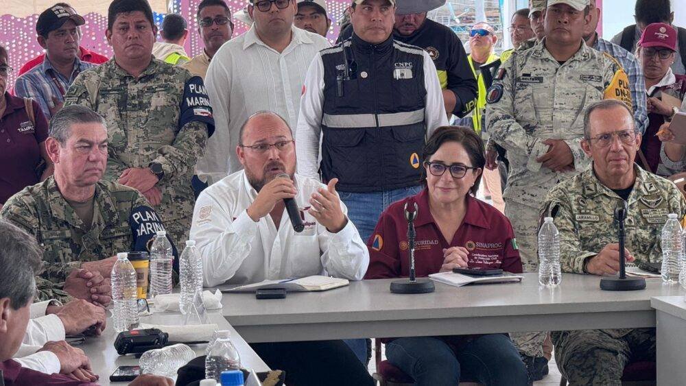 Inicia descenso de niveles de agua en la zona sur de Tamaulipas; autoridades refuerzan atención a población afectada